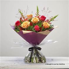 Mixed Rose Hand-tied