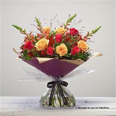 Large Bonfire Rose Hand-tied